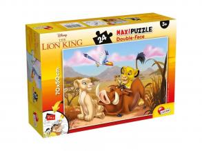 Oroszlánkirály 2 az 1-ben maxi 24db-os puzzle és színező 70x50cm - Lisciani