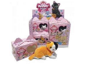 Mammy mini meglepetés plüss cica 1 db
