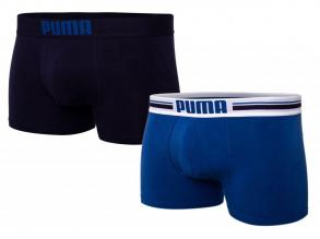 Puma Placed Logo Boxer 2P Puma férfi kék színű fehérnemű