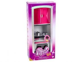 Fleur konyhai játékszett, gáztűzhely sütővel és konyhaszekrénnyel