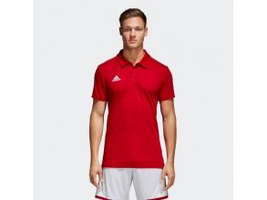 18 Polo Adidas férfi piros/fehér színű futball póló