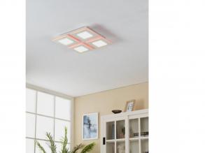 EGLO , 900481 , PADROGIANO-Z , mennyezeti lámpa , 2700 K 6500 K , LED , 26,2W , Yes , IP20 , fehér