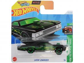 Hot Wheels: Layin Lowrider fekete kisautó 1/64 - Mattel