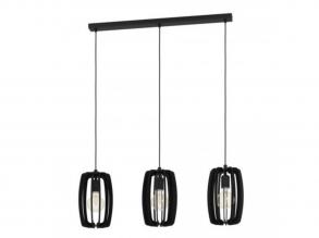 EGLO , 900505 , BAJAZZARA , függesztett lámpa , E27 , 3X40W , IP20 , fekete