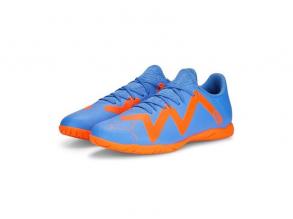 Future Play It Puma unisex kék/narancssárga színű futball-terem focicipő