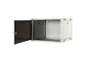 Lande LN-EUBOX07U5445-LG-1 EURObox 19" 7U 540x450 szürke fali rack szekrény