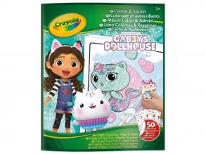 Crayola: Színező és matricázó füzet - Gabi babaháza