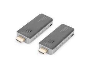 DIGITUS DS-55318 vezeték nélküli HDMI extender szett 50m (adó és vevőegység)