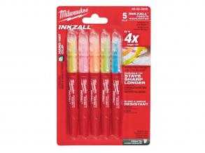 Milwaukee INKZALL Szövegkiemelő Színes (5 darabos kiszerelés) 1 db