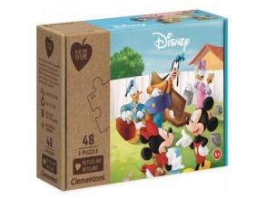 Disney Mickey egér puzzle 3x48db-os - Clementoni