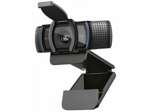 Logitech C920S Pro 1080p mikrofonos fekete webkamera