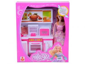 Baba konyhával játékszett