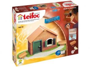 Teifoc TEI 51: Nyári lak kezdőszett - építőjáték valódi téglával, habarccsal, 110 részes