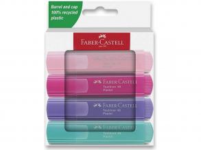 Faber-Castell: 1546 Szövegkiemelo pasztell színben 4db-os szett