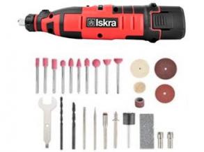 ISKRA AKKUS MINI KÖSZÖRŰ ÉS FÚRÓGÉP KÉSZLET ML-MD01-120