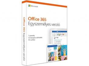 Microsoft Office 365 Personal P6 HUN 1 Felhasználó 1 év dobozos irodai programcsomag szoftver