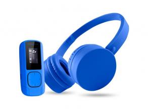 Energy Sistem EN 443857 Musik Pack Bluetooth-os 8GB kék MP3 lejátszó Bluetooth fejhallgatóval