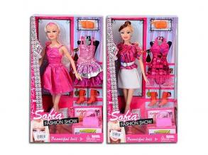 Sofia Fashion Show Divatikon baba extra ruhával és kiegészítőkkel 2 változatban