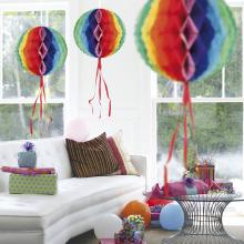 Dekor labda - szivárvány