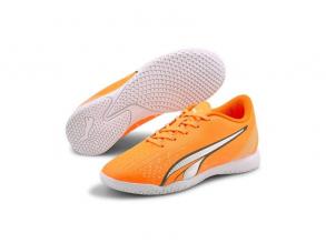 Ultra Play It Jr Puma gyerek narancssárga/fehér/kék színű futball-terem focicipő
