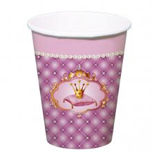 Hercegnős party pohár, 6 darab