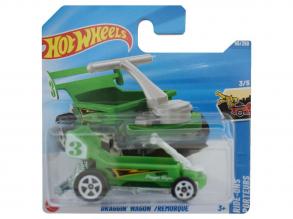 Hot Wheels: Draggin Wagon zöld kisautó 1/64 - Mattel