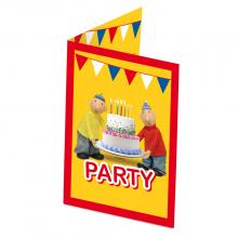 Kétbalkezesek mintás parti meghívó - 8 db