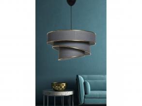 Opviq , 390FLH1688 , Couper - Anthracite, Gold , Antracit Arany Színű , Csillár , E27 Foglalattal