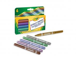 Crayola metál filc készlet - 6 db