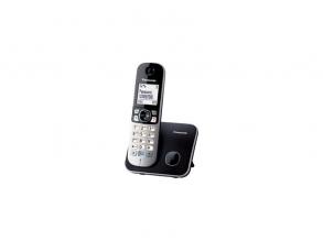 Panasonic KX-TG6811PDB fehér háttérvil. kihangosítható hívóazonosítós fekete dect telefon