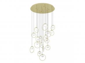 EGLO , 390346 , PORTOCOLOM , függesztett lámpa , 3000 K , LED , 17X3W , Yes , IP20 , fehér