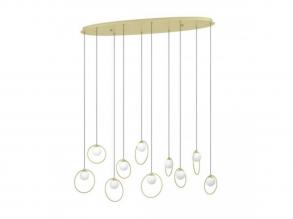 EGLO , 390347 , PORTOCOLOM , függesztett lámpa , 3000 K , LED , 10X3W , Yes , IP20 , fehér