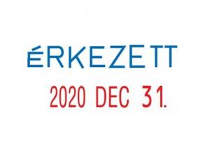 Colop S 160/L ÉRKEZETT feliratos bélyegző
