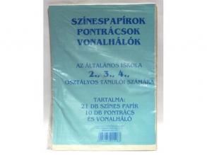2-4. osztályos színes papírkészlet