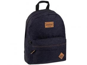 Starpak grafit színű kétrekeszes iskolatáska, hátizsák