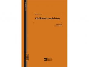 B.18-73/UJ A4 25x2lapos álló kiküldetési rendelvény