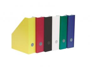 Herlitz 7cm karton fekete iratpapucs