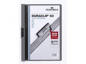 Durable Duraclip A4 60lapos fekete clip-mappa