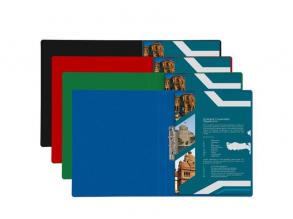 Plastweld A5 PVC kék villámzáras mappa