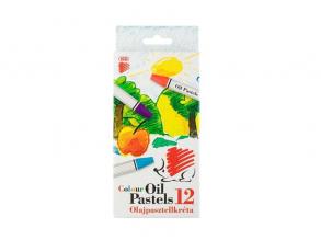 ICO Süni olajpasztell 12db-os vegyes színű kréta készlet