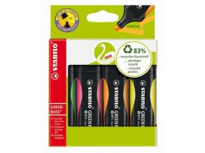 Stabilo Green Boss 4db-os vegyes színű szövegkiemelő