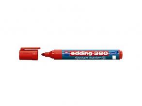 Edding 380 kerek hegyű piros flipchart marker