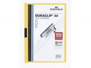 Durable Duraclip A4 30lapos sárga clip-mappa