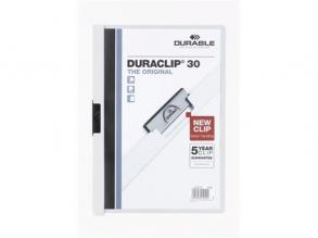 Durable Duraclip A4 30lapos fehér clip-mappa