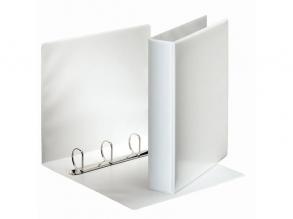 Esselte A4 panorámás 6,5cm 4 gyűrűs fehér gyűrűskönyv