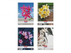 Herlitz Flower A4 70lapos vonalas spirálfüzet
