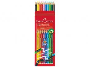 Faber-Castell Grip 2001 színes radíros 10db-os vegyes színű színes ceruza