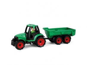 LENA: Truckies traktor utánfutóval és figurával 36cm