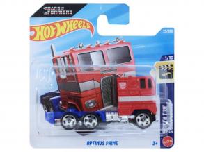 Hot Wheels: Optimus Prime piros kisautó 1/64 - Mattel