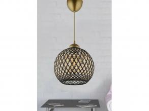 Opviq , 687HMY1107 , DL167 , Fekete Színű , Csillár , E27 Foglalattal